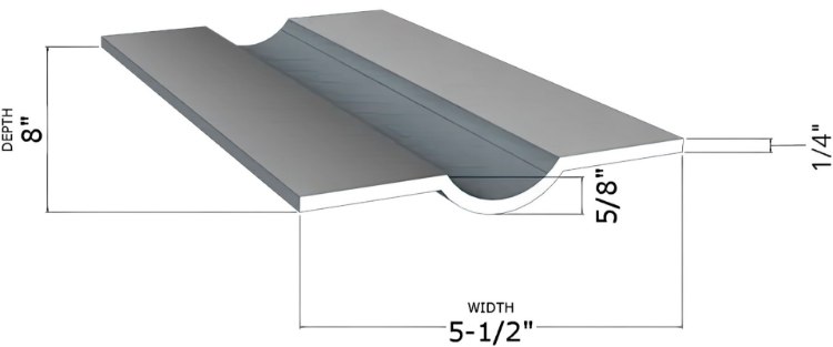 Picture of 1-Bottle Dark Glass Floating Shelf